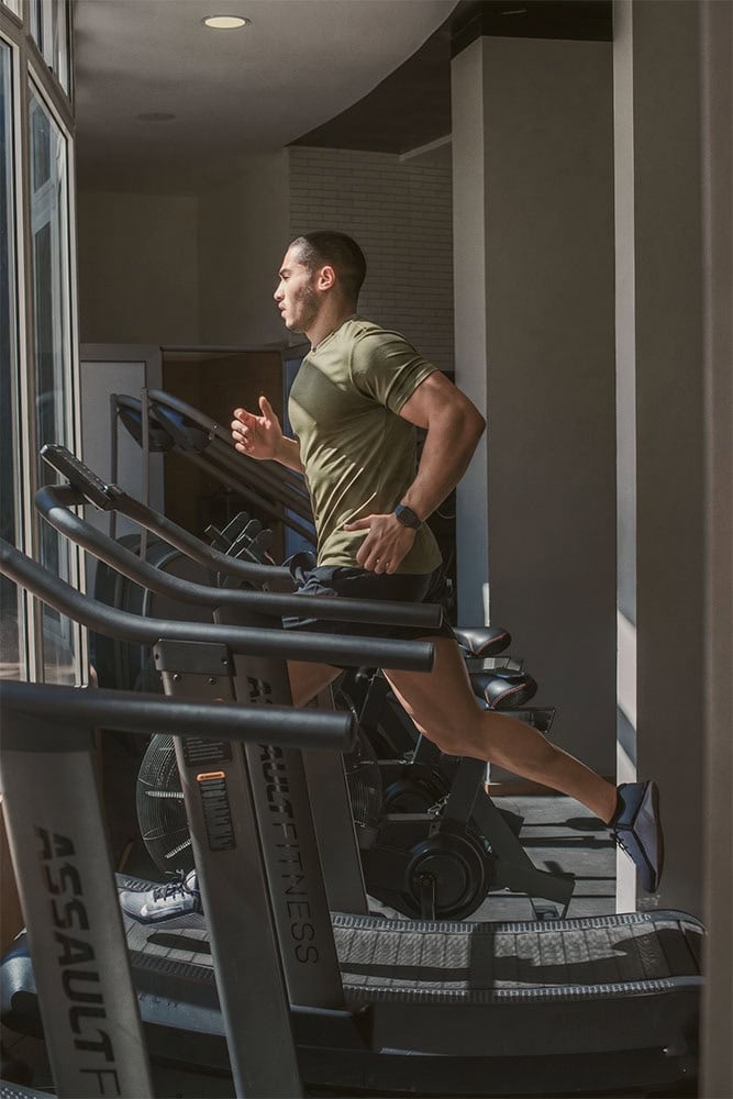 Man on Treadmill Man on Treadmill